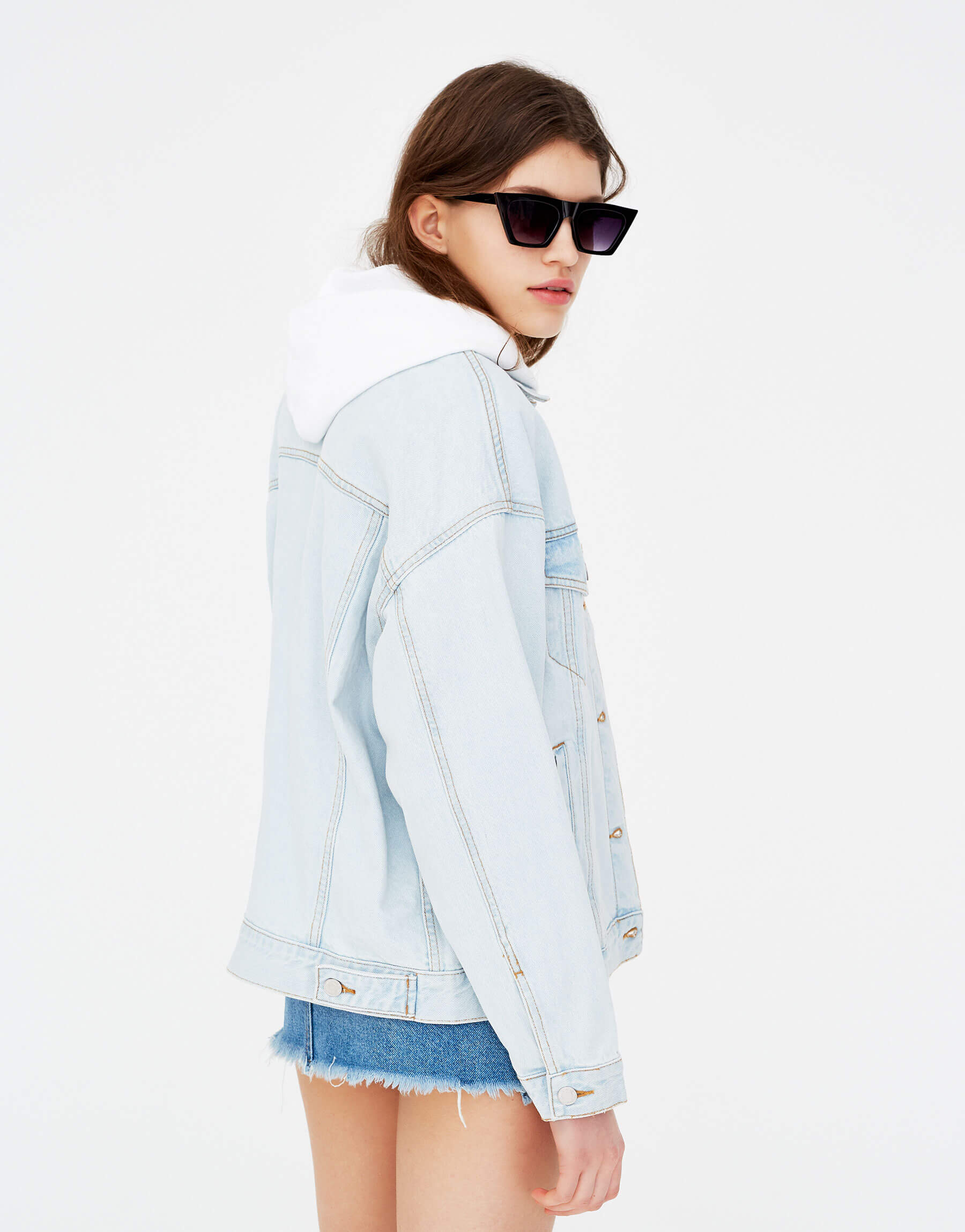 Oversized denim jacket